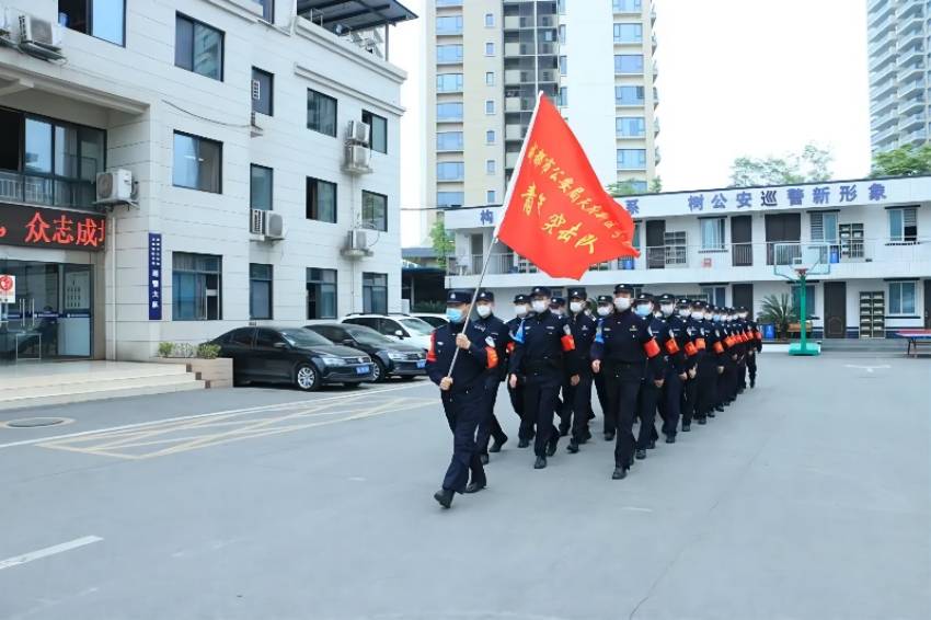 青年突擊隊(duì)。成都市公安局天府新區(qū)分局供圖