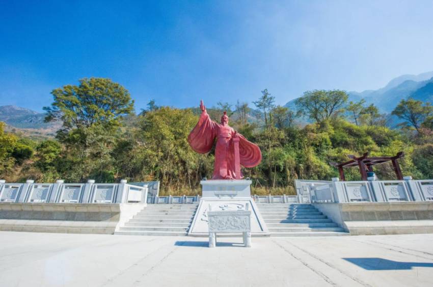 顓頊故里文化廣場。米易縣融媒體中心供圖