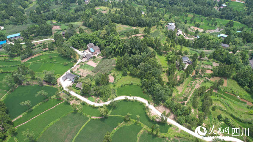 空中鳥瞰新馬路。侯杰攝