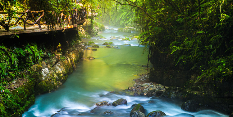 景區(qū)一角。巴山大峽谷景區(qū)供圖