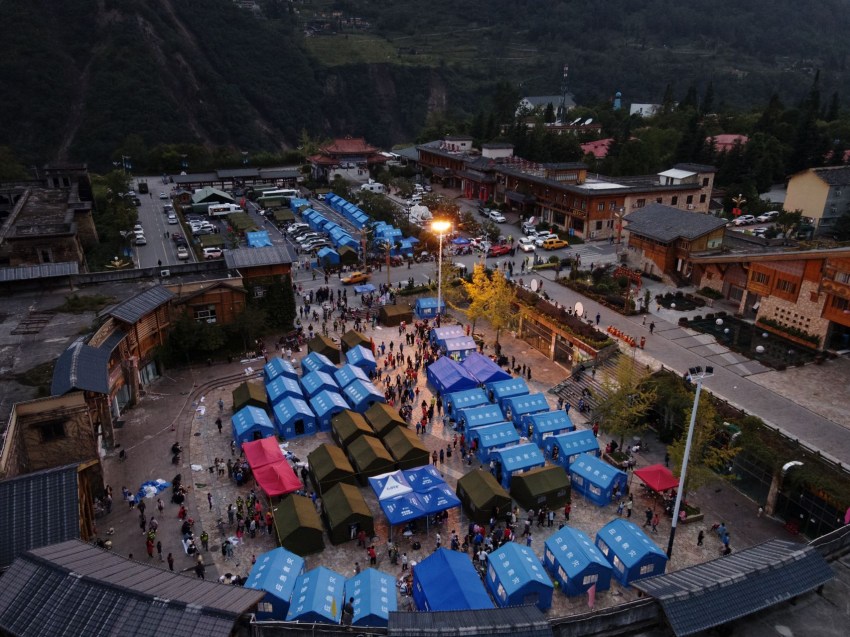 海螺溝游客中心恢復供電。國網四川省電力公司供圖