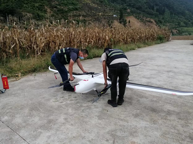 震后首批高分辨率可見(jiàn)光和雷達(dá)影像，為指揮救援提供技術(shù)支撐，實(shí)現(xiàn)了災(zāi)情立體化、可視性反映。四川省應(yīng)急管理廳供圖