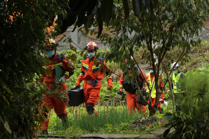 演習現(xiàn)場。四川省應急管理廳供圖