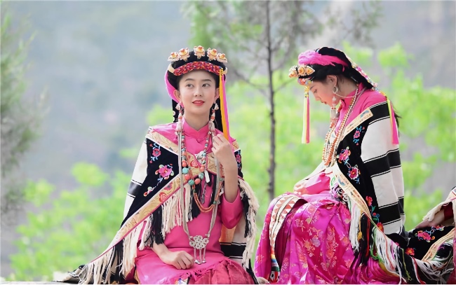 丹巴美人。丹巴縣文廣旅局供圖