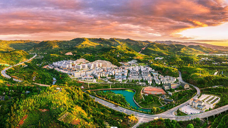 美麗的五鳳鎮(zhèn)。五鳳鎮(zhèn)供圖
