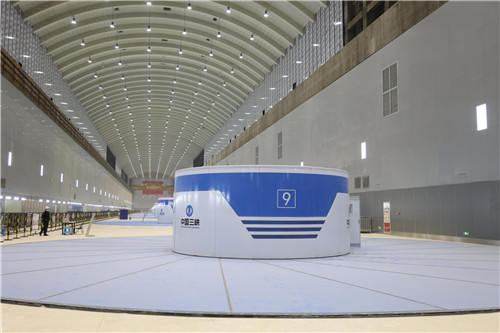 白鶴灘水電站9號機組。唐青清攝