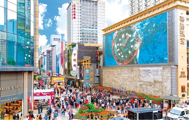 春熙路商圈。錦江區(qū)委宣傳部供圖
