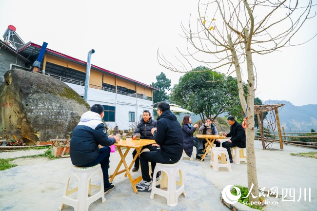 劉達(dá)貴的伴山小苑農(nóng)家樂(lè)。宋姿熠攝