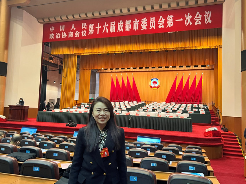 成都市政協(xié)委員吳曉明。受訪者供圖