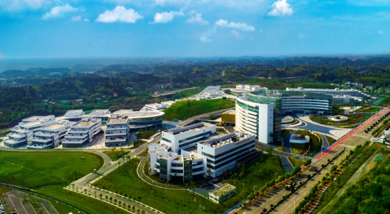 中國牙谷科創(chuàng)園全景。資陽市委宣傳部供圖