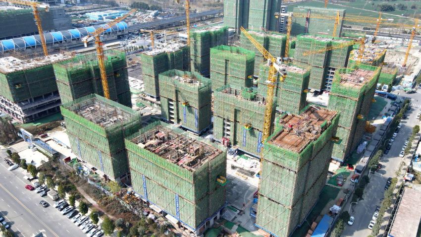 圖為TOD項目建設現(xiàn)場。成都軌道城市投資集團供圖
