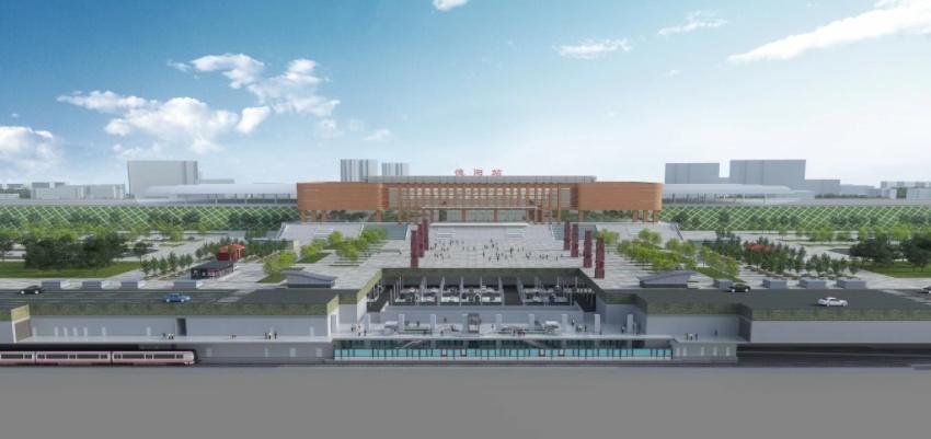 S11線德陽北站剖面效果圖。成都軌道建設(shè)供圖