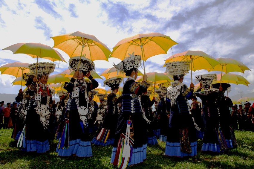 往屆涼山州火把節(jié)活動現(xiàn)場。涼山州委宣傳部供圖