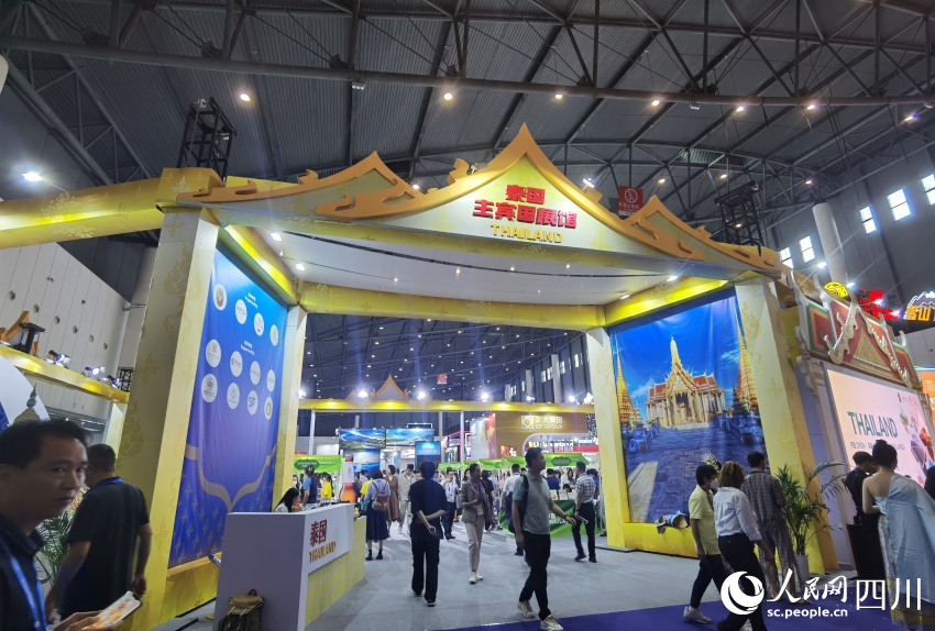 主賓國泰國展館現(xiàn)場。人民網(wǎng)記者 王洪江攝