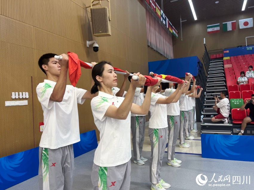 訓(xùn)練現(xiàn)場。人民網(wǎng)記者 朱虹攝