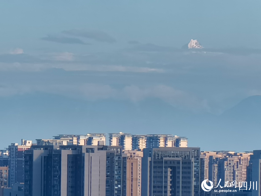 7月28日清晨的成都。劉洋攝