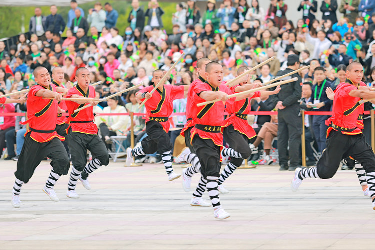 少林功夫表演。青羊區(qū)委宣傳部供圖