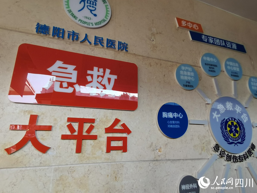 大急救平臺(tái)結(jié)構(gòu)示意圖。人民網(wǎng)記者 劉海天攝