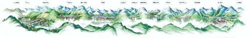 縱貫川青。阿壩州委宣傳部供圖