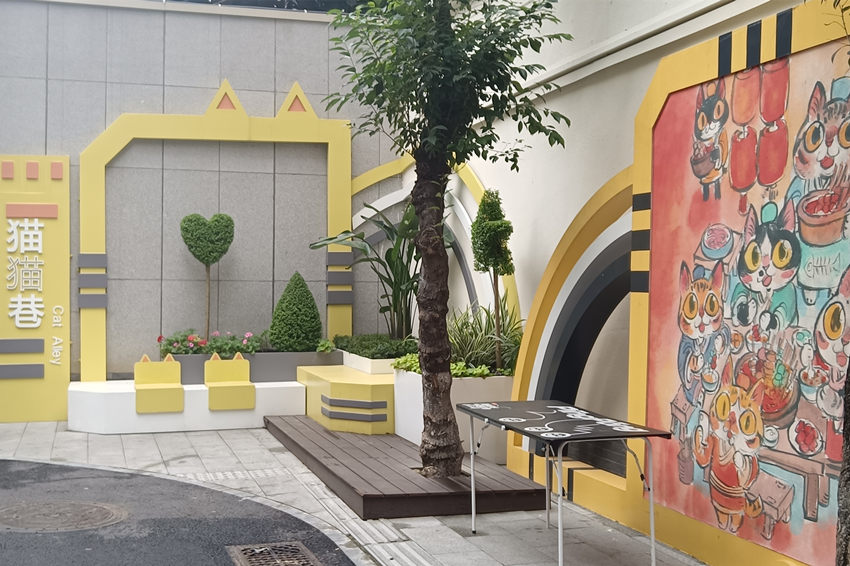 特色小巷子的表達(dá)。玉林街道辦事處供圖
