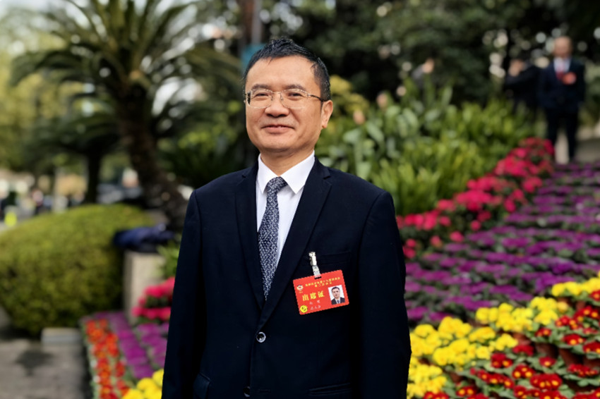 省政協(xié)委員，資陽(yáng)市委常委、組織部部長(zhǎng)、統(tǒng)戰(zhàn)部部長(zhǎng)趙璞。受訪者供圖