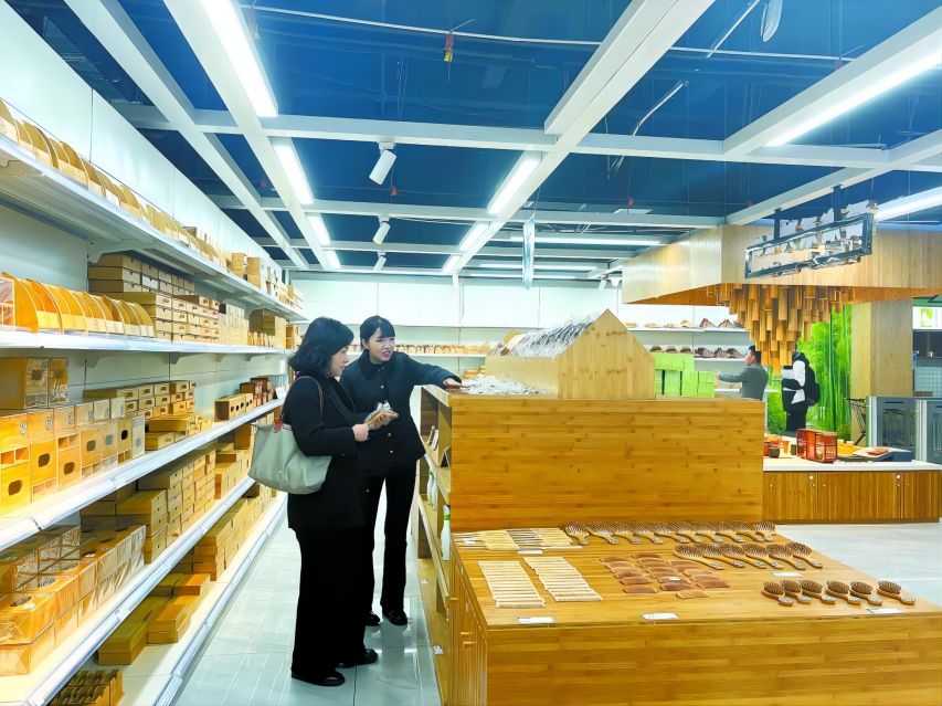 興文創(chuàng)新竹日用品交易中心。張學敏供圖