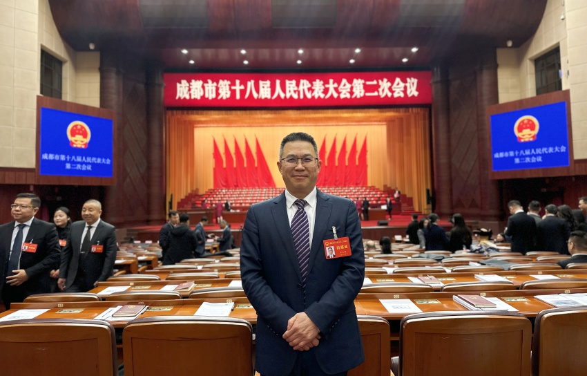 成都市人大代表李大福。受訪者供圖