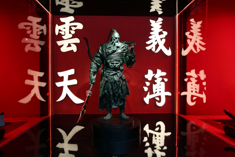 雕塑作品-乾坤正氣： 關(guān)云長。成都武侯祠博物館供圖