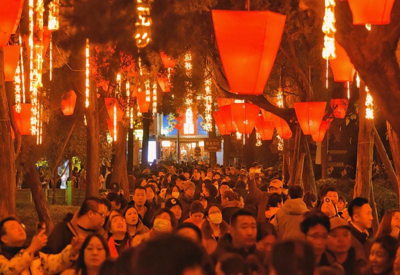 三國詩篇氛圍燈。成都武侯祠博物館供圖