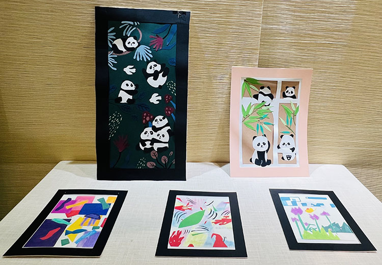 同學(xué)們的創(chuàng)作作品。成都市實(shí)驗(yàn)小學(xué)戰(zhàn)旗分校供圖