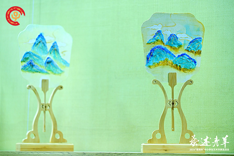 學(xué)生們做的紙藝作品。成都市東城根街小學(xué)供圖