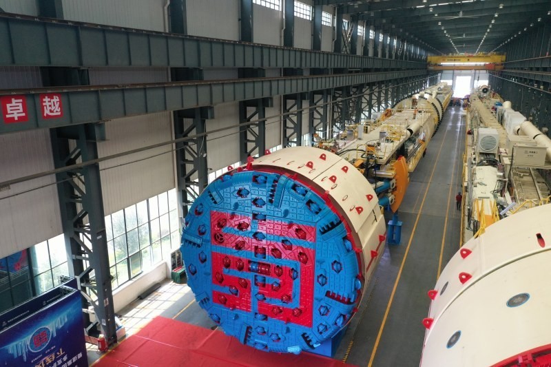 蜀暢一號TBM。四川路橋集團供圖