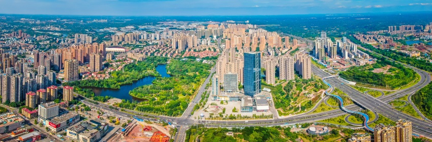城市美景。自貢市委宣傳部供圖
