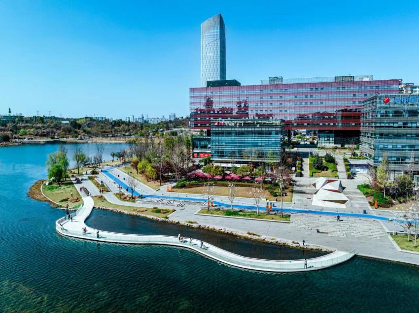 成都市首屆最美公園之興隆湖濕地公園。四川天府新區(qū)公園城市局供圖