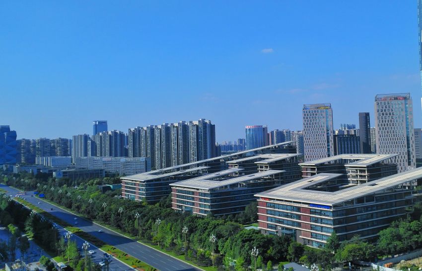 天府軟件園局部。成都市商務(wù)局供圖
