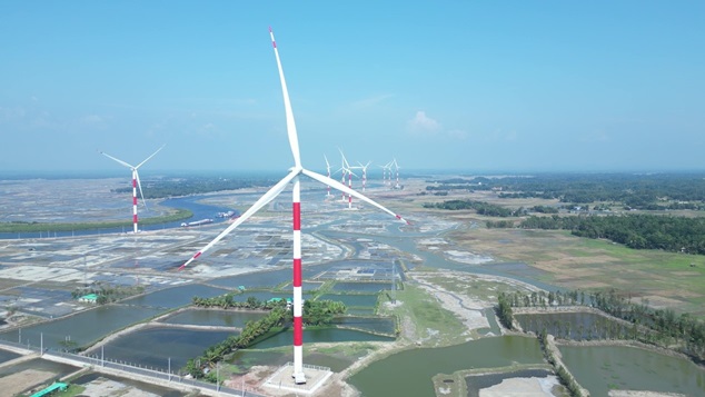 孟加拉國首個大型風(fēng)電場科克斯巴扎爾風(fēng)電項目。賀豪攝