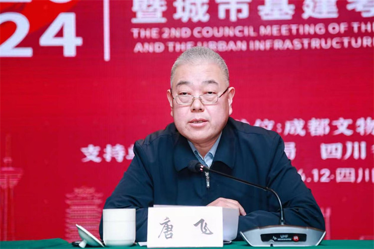 唐飛致辭。主辦方供圖