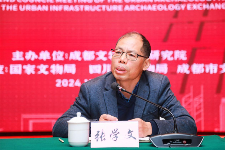 張學(xué)文致辭。主辦方供圖