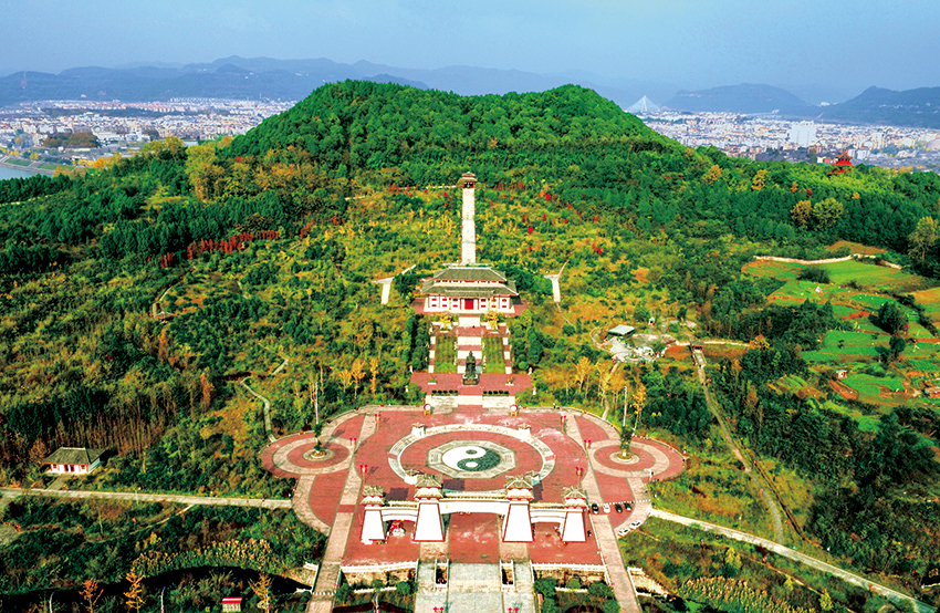 閬中春節(jié)文化主題公園。涂益菠攝