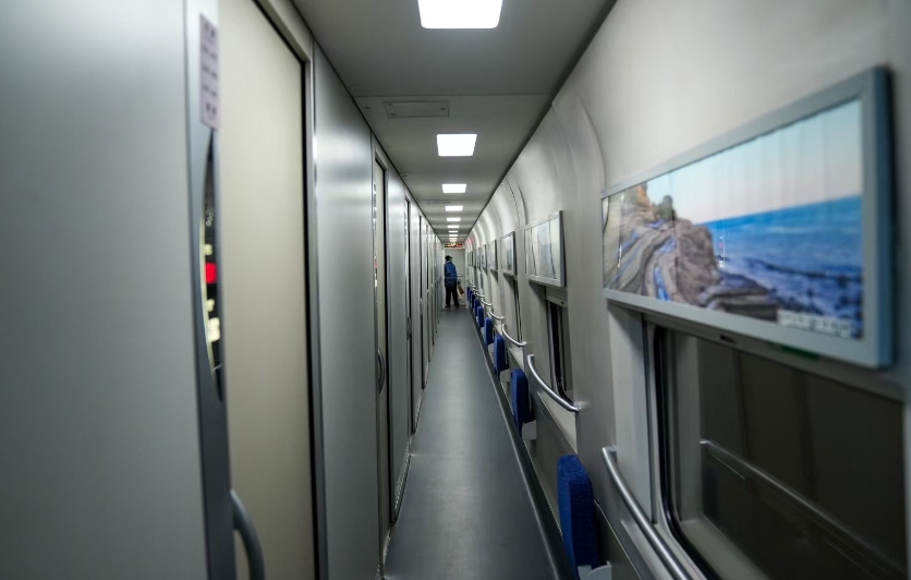 車廂內(nèi)部。成都車站供圖