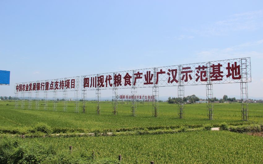 農(nóng)發(fā)行信貸支持的廣漢四川糧食產(chǎn)業(yè)示范基地項(xiàng)目。農(nóng)發(fā)行四川省分行供圖