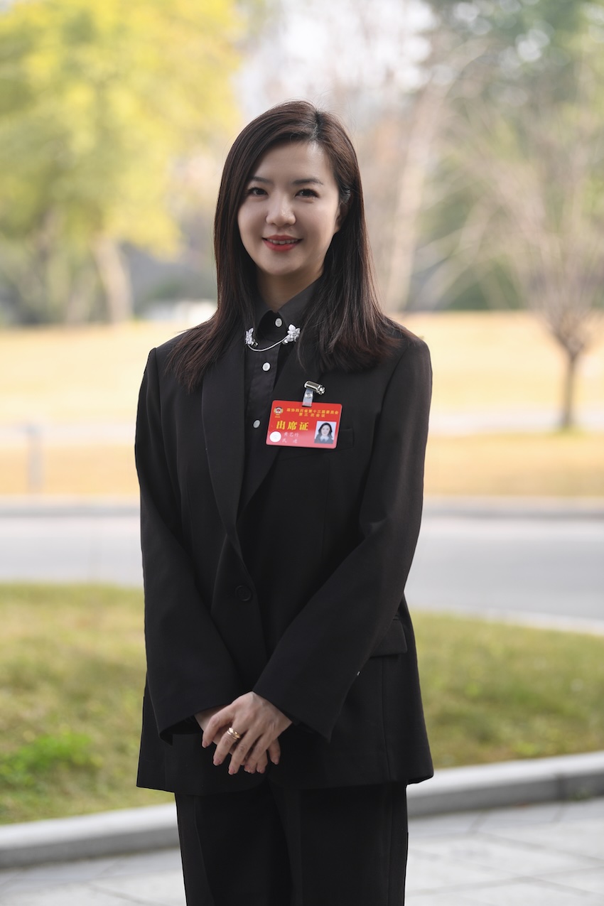 四川省政協(xié)委員黃藝竹。本人供圖