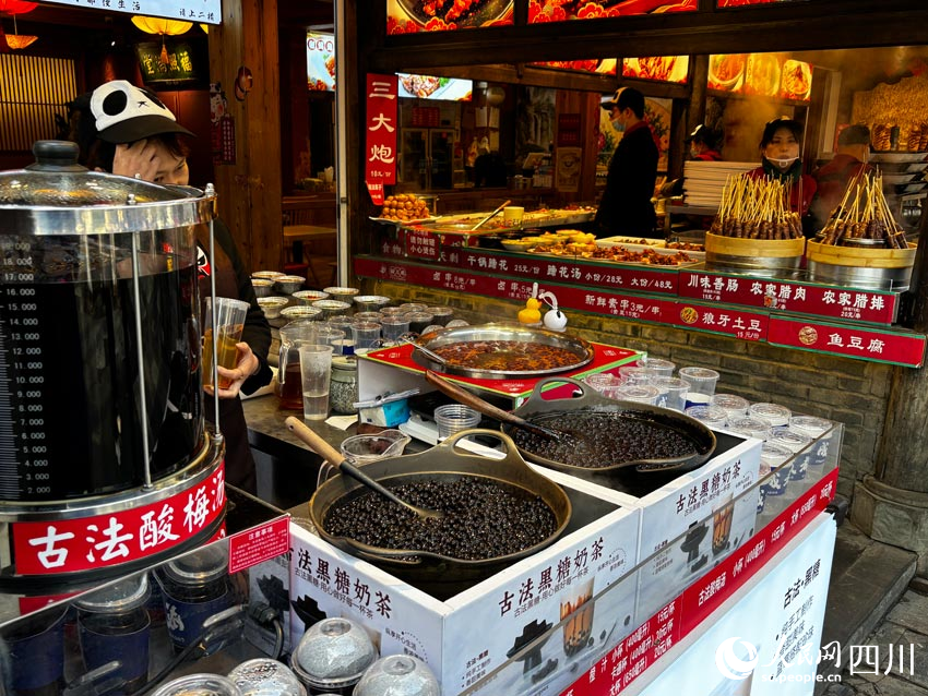 古法黑糖奶茶。實(shí)習(xí)生 謝俊皓攝