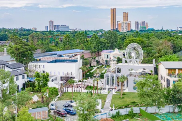 錦江花香農(nóng)居。成都市文廣旅局供圖