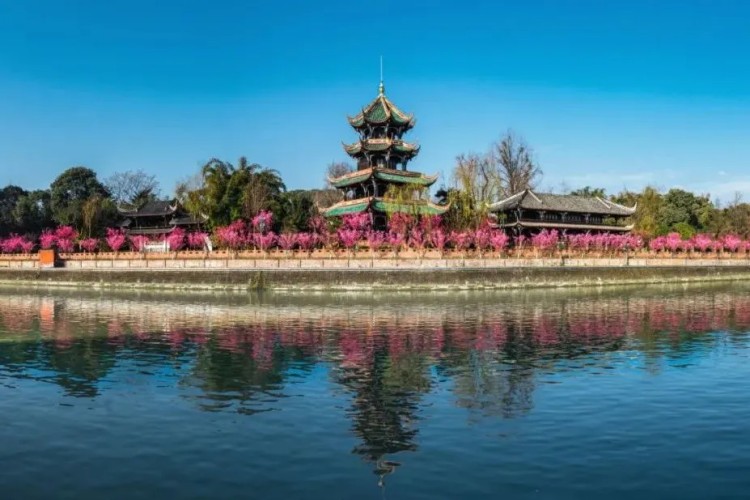 望江樓公園。成都市文廣旅局供圖