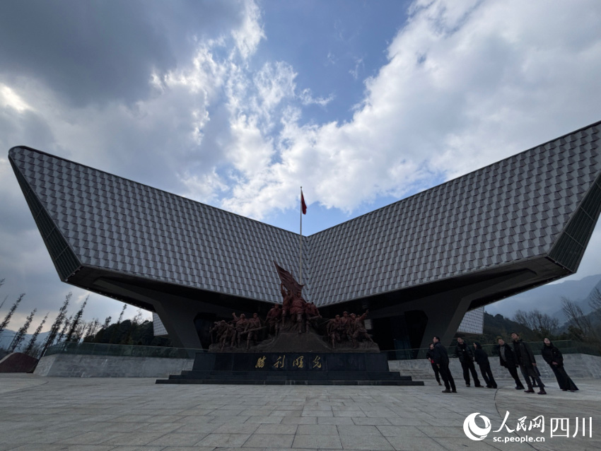 四川紅軍長征數(shù)字展示館。實(shí)習(xí)生謝俊皓 攝