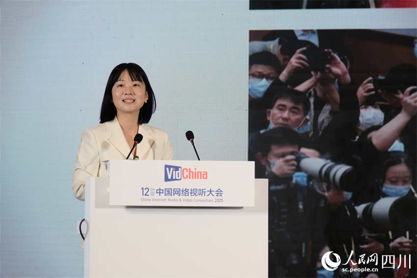 中國日報新媒體中心小彭工作室負責人彭譯萱。張越攝