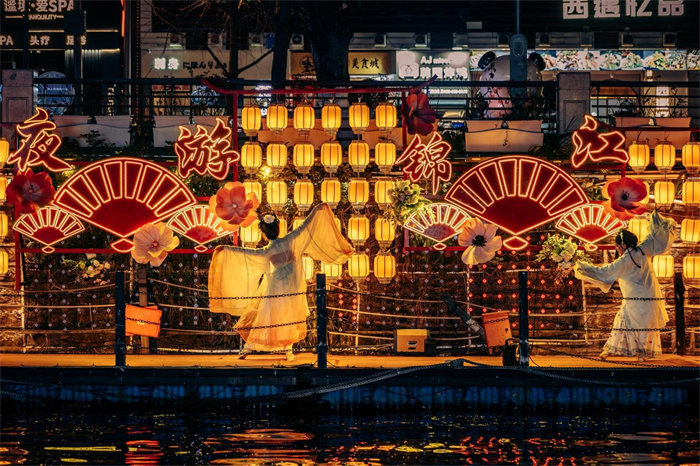 夜游錦江。成都文旅集團(tuán)供圖