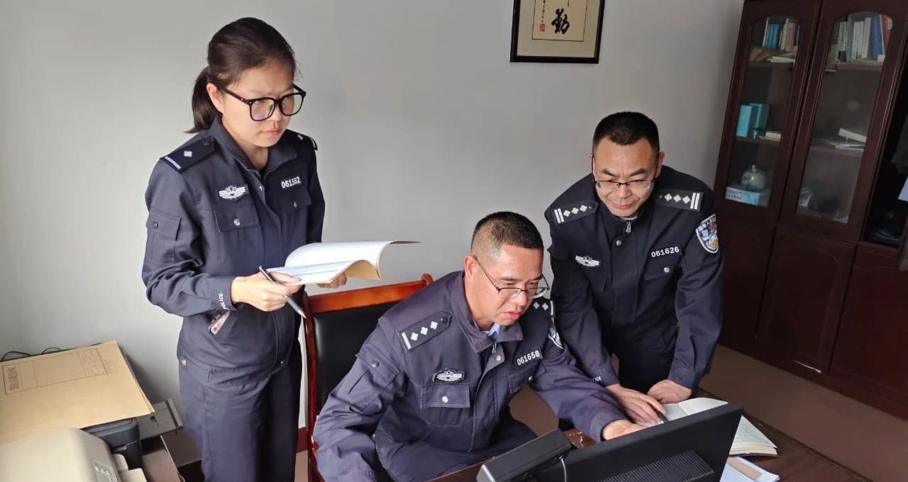警方破獲跨市萬元流竄案。雁江警方供圖