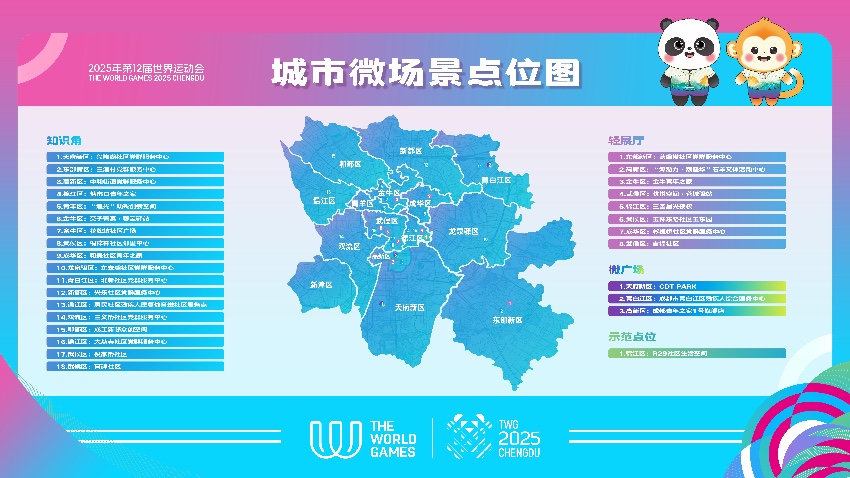 “城市微場(chǎng)景”分布于全市范圍內(nèi)重點(diǎn)社區(qū)、青年之家、黨群服務(wù)中心。成都世運(yùn)會(huì)執(zhí)委會(huì)供圖